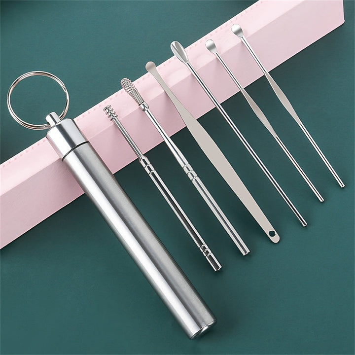Ear cleaner set made of stainless steel | Kalsten
