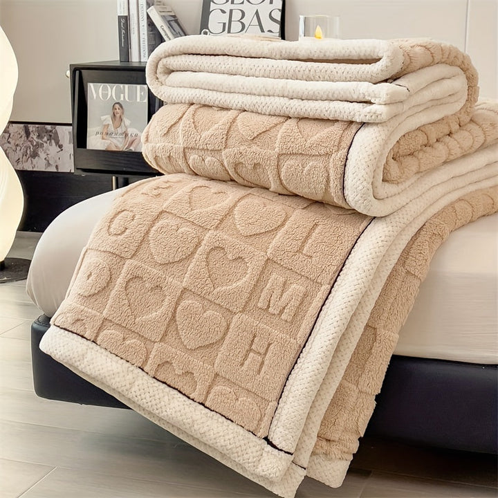 Stylish Coral Fleece Blanket for Ultimate Comfort Noxord