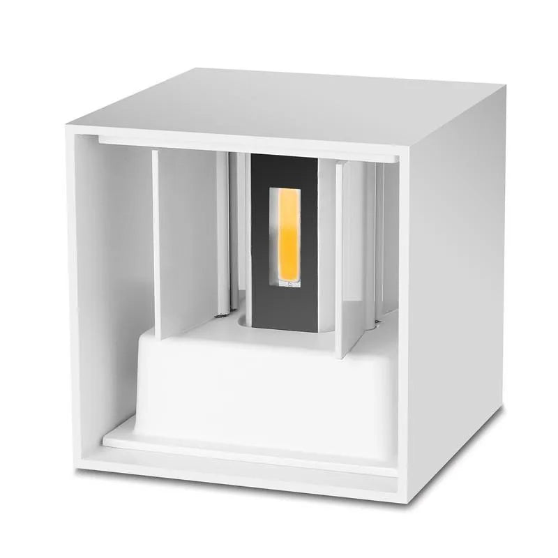 Black Aluminum Outdoor LED Wall Fixture Noxord