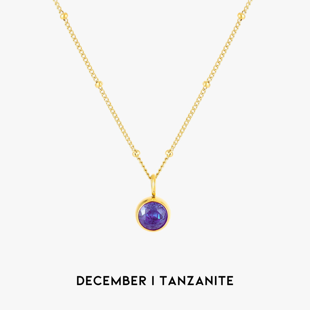 Birthstone Pendant Necklace