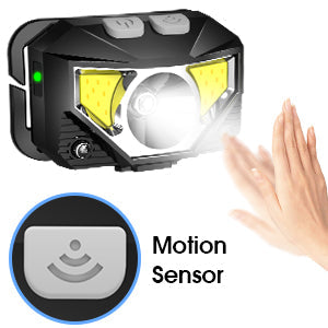 Kalsten | 2-Pack Ultra-Bright Led Rechargeable Headlamp Flashlight Waterproof And Motion Sensor