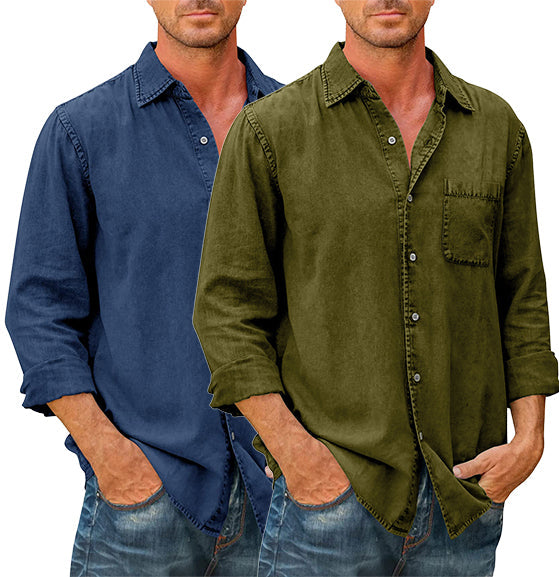 Kalsten | Long sleeve button shirt for men