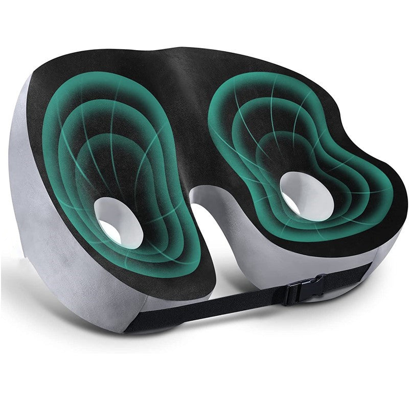 Kalsten | Adjustable Memory Foam Sit Bone Relief Seat Cushion