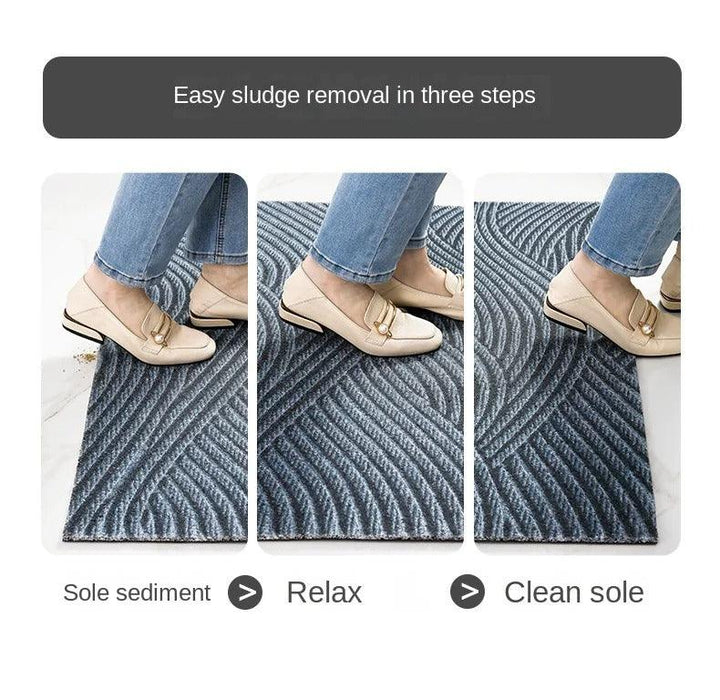 Noxord | Modern, Nordic-style PVC doormat │ Non-slip doormat for the entrance area │ Sand-removing foot mat
