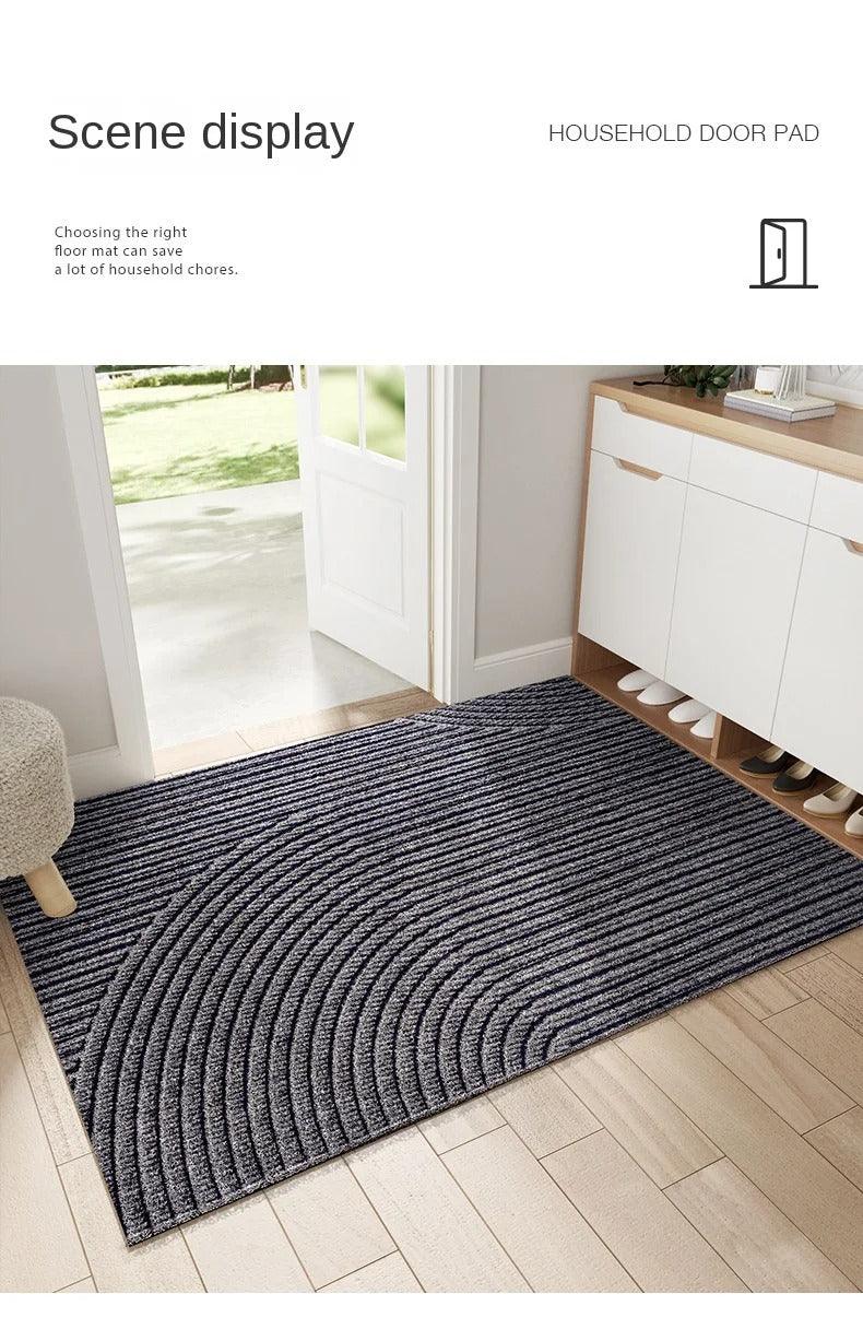 Noxord | Modern, Nordic-style PVC doormat │ Non-slip doormat for the entrance area │ Sand-removing foot mat
