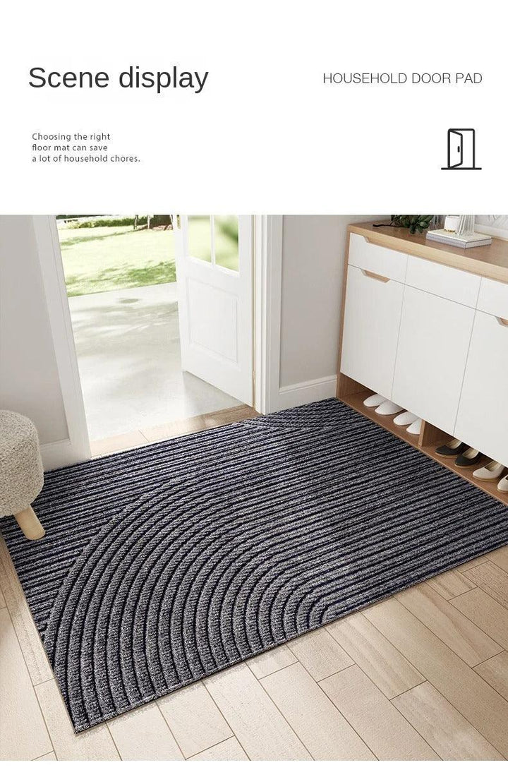 Noxord | Modern, Nordic-style PVC doormat │ Non-slip doormat for the entrance area │ Sand-removing foot mat