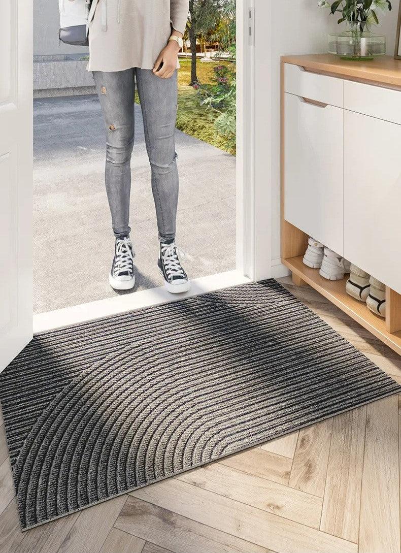 Noxord | Modern, Nordic-style PVC doormat │ Non-slip doormat for the entrance area │ Sand-removing foot mat