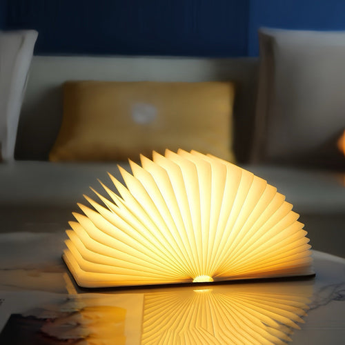 📖 Wooden Book Lamp - For Desk Study Gift Decoration Light | Noxord