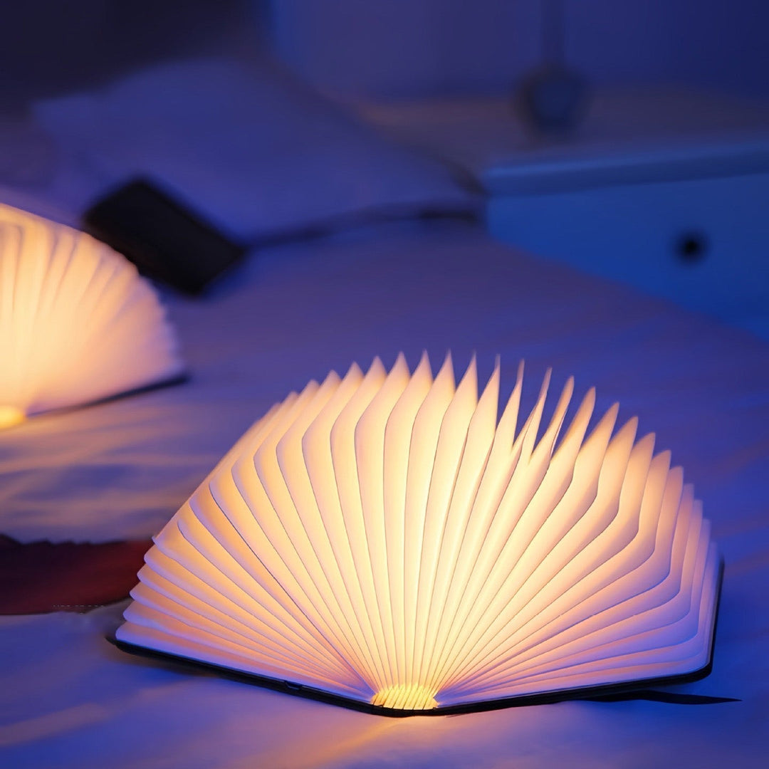 📖 Wooden Book Lamp - For Desk Study Gift Decoration Light | Noxord