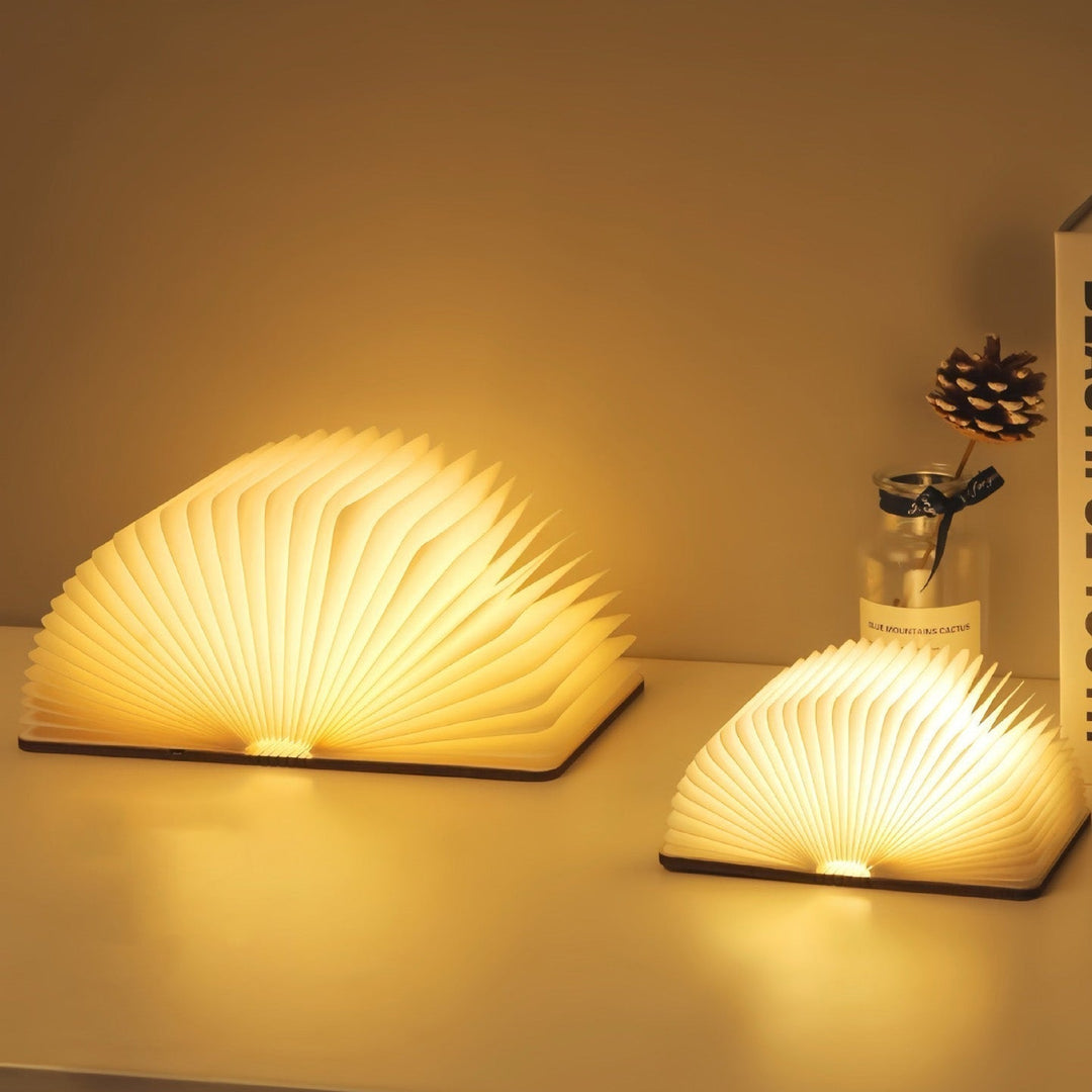 📖 Wooden Book Lamp - For Desk Study Gift Decoration Light | Noxord