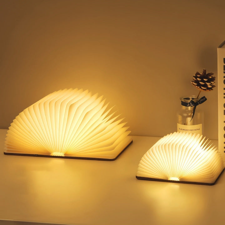 📖 Wooden Book Lamp - For Desk Study Gift Decoration Light | Noxord