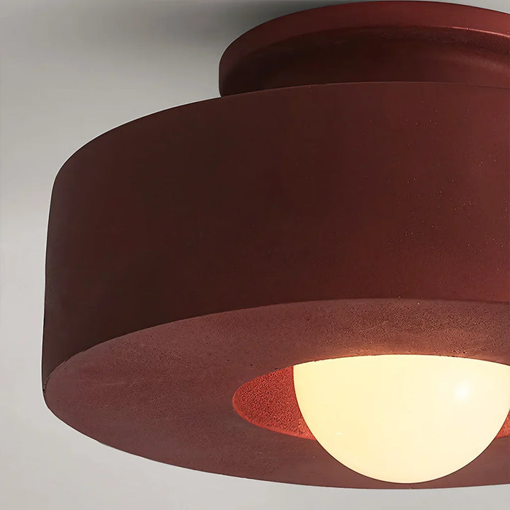 Ceiling Light Resin 11.8 in x 5.9 in LED Minimalist Indoor Lighting Living Room Bedroom Pendant | Kalsten