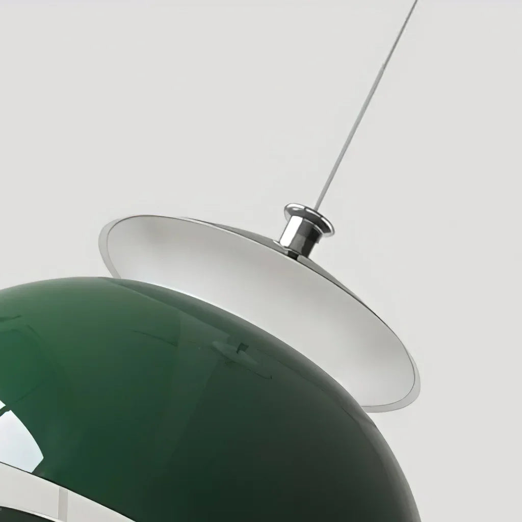 Pendant Light Metal 10 in Spherical Adjustable Living Room Dining Area Modern Chandelier Industrial Style LED Ceiling Fixture | Kalsten