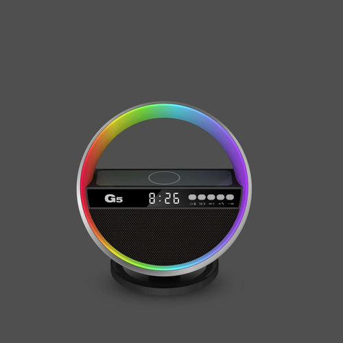 New Multifunction Wireless Charger Bluetooth Speaker Large G Ambience Light | Kalsten