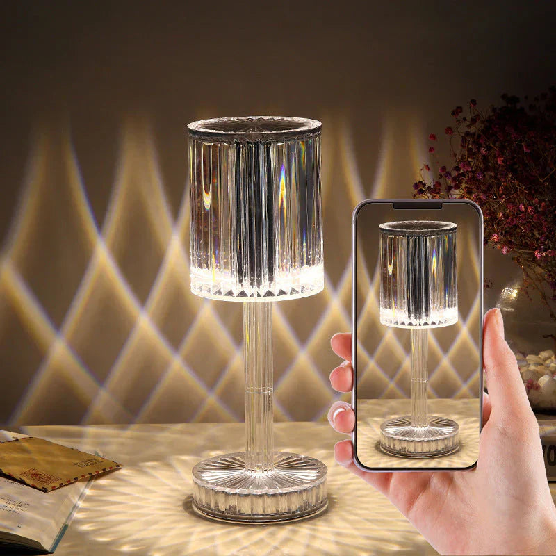 Dimmable Crystal Table Lamp with Modern Lighting - Seraphine | Noxord