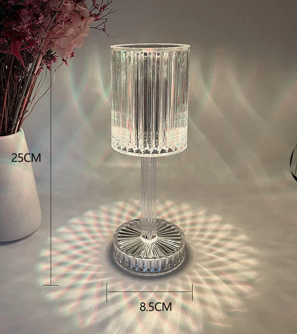 Dimmable Crystal Table Lamp with Modern Lighting - Seraphine | Noxord