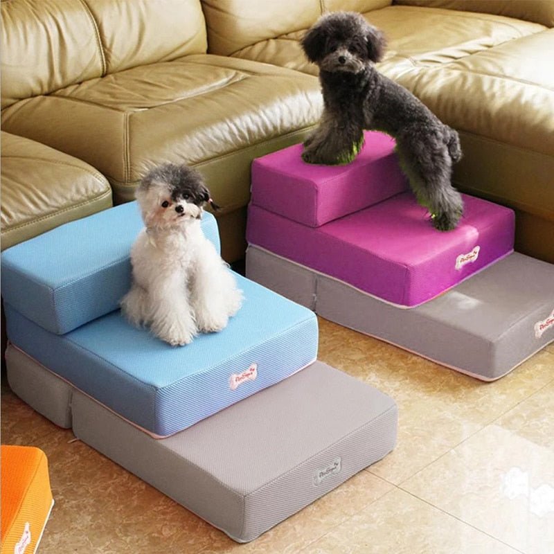 Kalsten | HOPHAVEN – Soft Foam Pet Stairs for Safe Couch & Bed Access