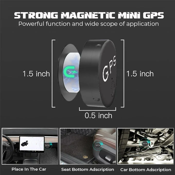 MicroMag Mini Magnetic GPS Tracker
