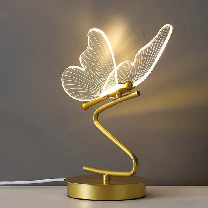Elegant LED Table Lamp in Butterfly Design Kalsten