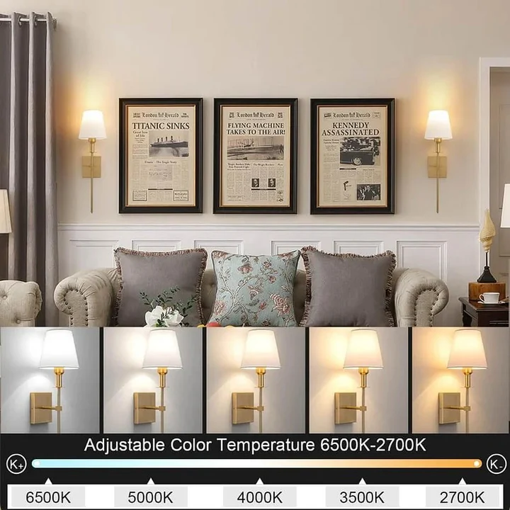 Kalsten | Rechargeable Wireless Wall Light Set pack of 2