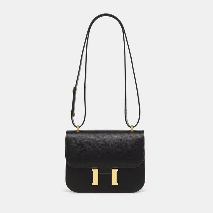 Kalsten | Small Shoulder Bag Square Pattern with Palm Leaf Design