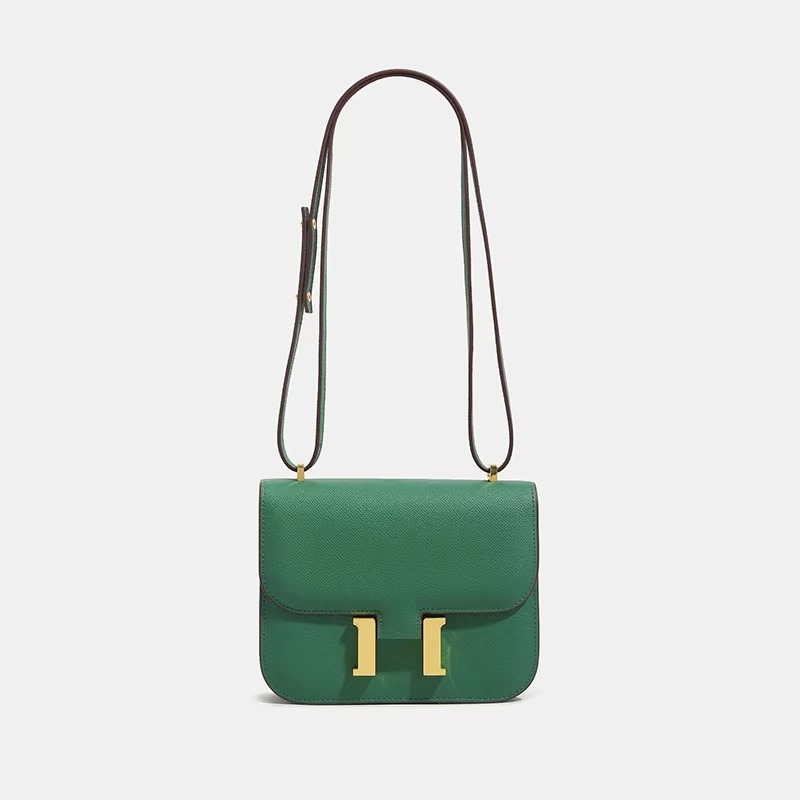 Kalsten | Small Shoulder Bag Square Pattern with Palm Leaf Design