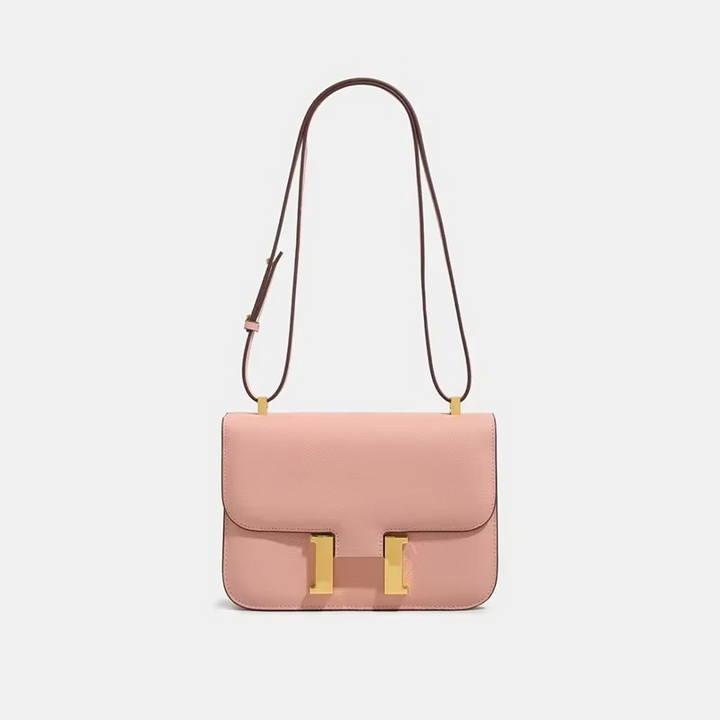 Kalsten | Small Shoulder Bag Square Pattern with Palm Leaf Design
