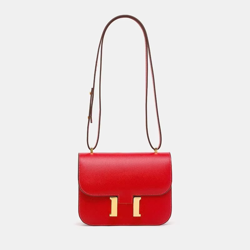 Kalsten | Small Shoulder Bag Square Pattern with Palm Leaf Design
