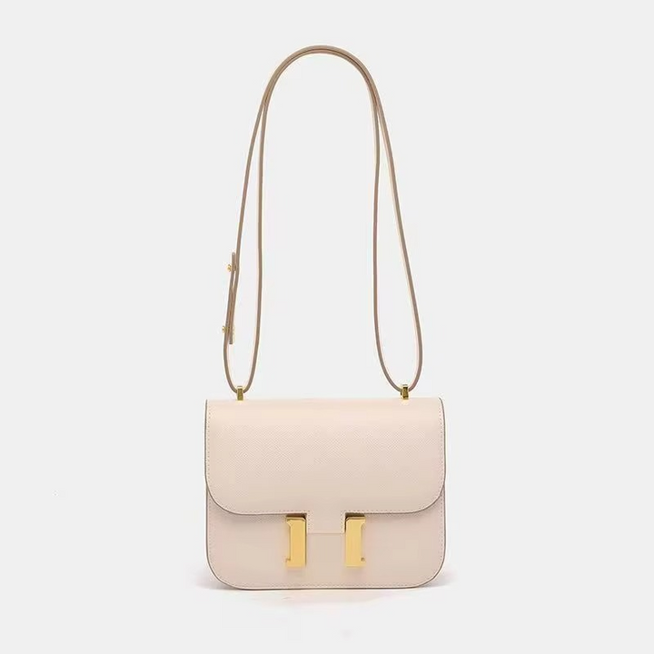 Kalsten | Small Shoulder Bag Square Pattern with Palm Leaf Design