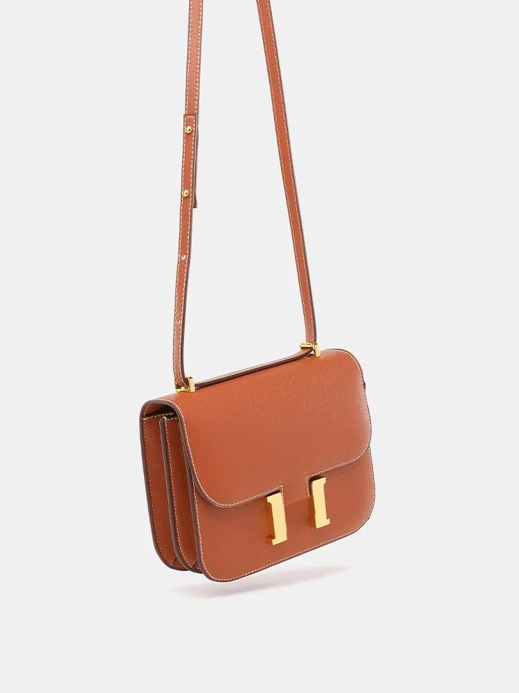 Kalsten | Small Shoulder Bag Square Pattern with Palm Leaf Design