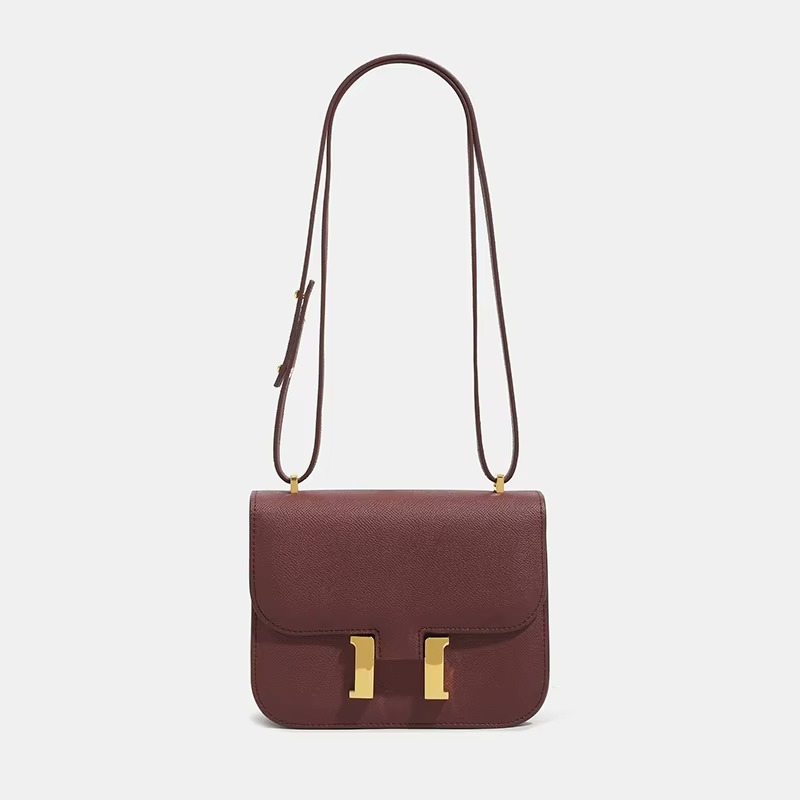 Kalsten | Small Shoulder Bag Square Pattern with Palm Leaf Design