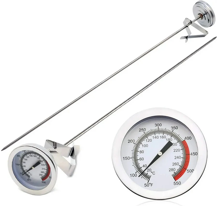 Kalsten | Stainless Steel Deep Fry Thermometer with Long Probe