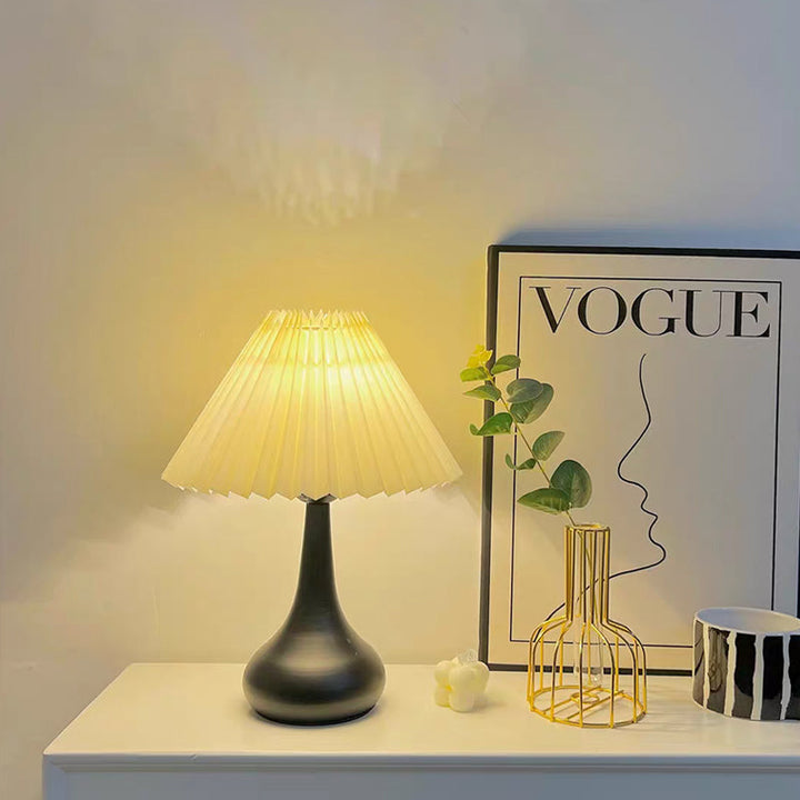 Nordic Folding Lamp with LED Light – Modern Decorative Table Lamp for Living Room & Bedroom | Noxord
