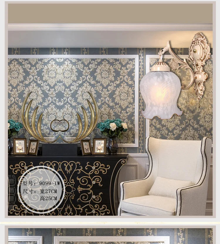 Vintage Wall Lamp in European Style | Noxord