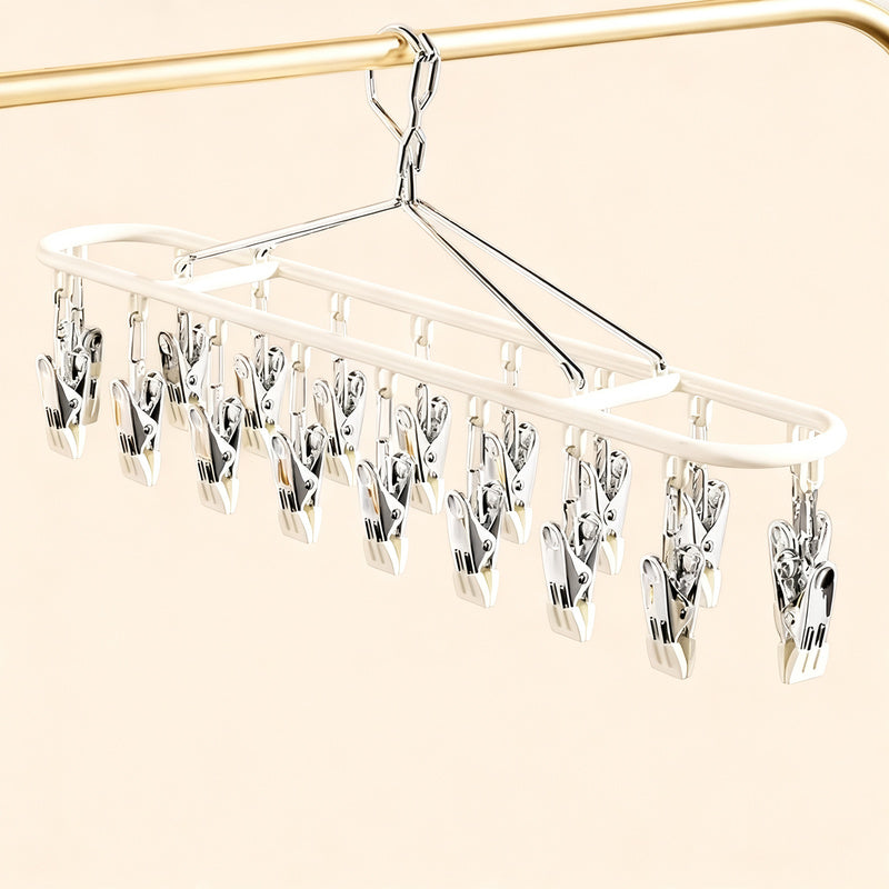 Steel clothespin holder, 18–20 clips