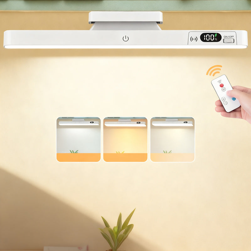 LED desk lamp with magnetic holder