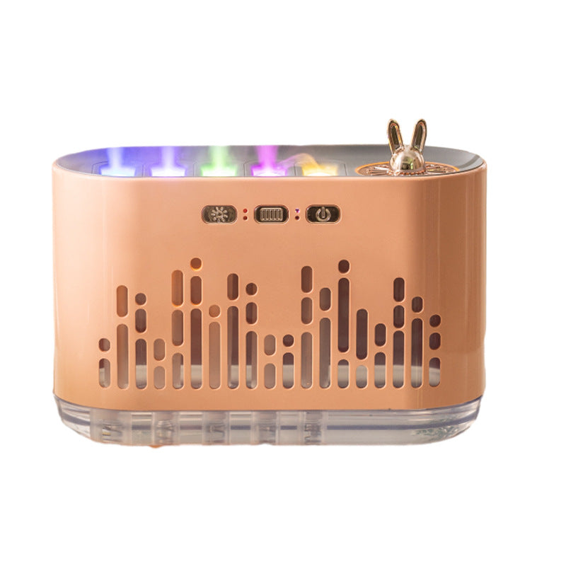 Ultrasonic humidifier with aromatherapy and LED light
