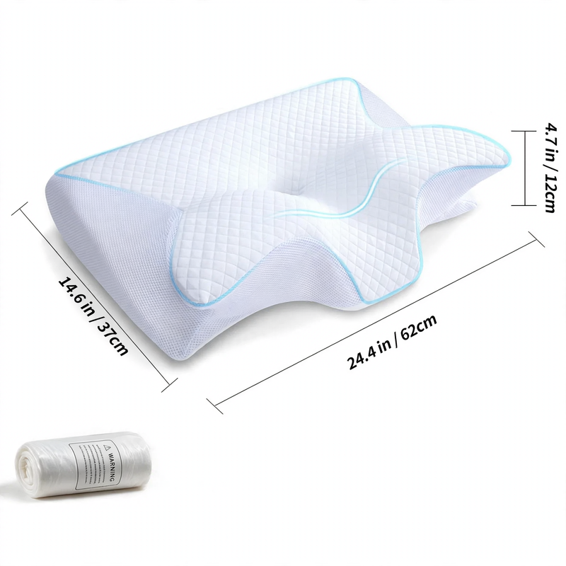 Butterfly-shaped Neck Support Pillow made of Memory Foam