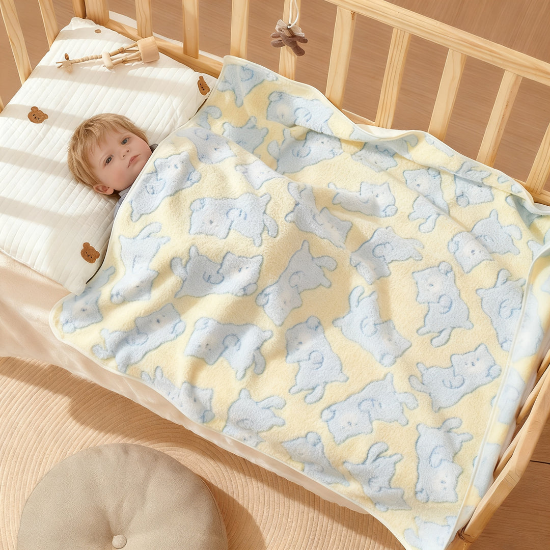 Baby blanket made of coral fleece, 80×80 cm