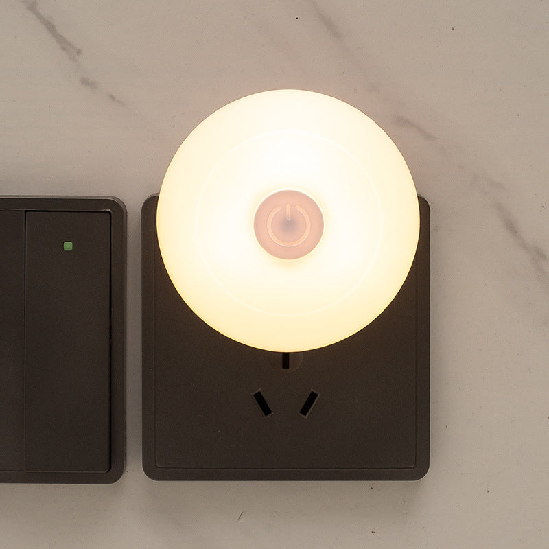 LED night light with push button switch