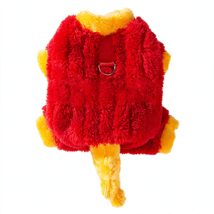 Four-legged fleece suit for cats