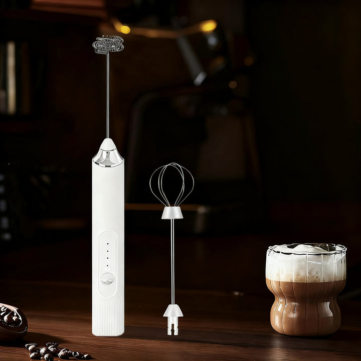 Electric milk frother, USB-C, multiple functions