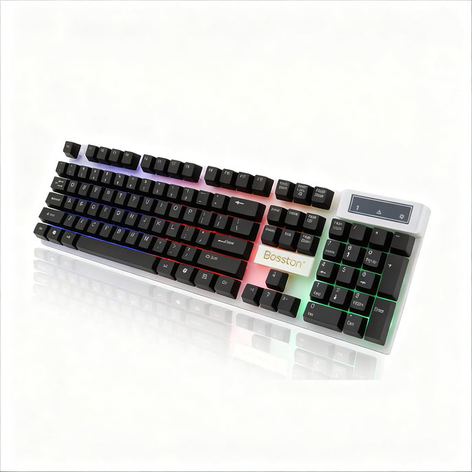 Mechanical gaming keyboard with lighting