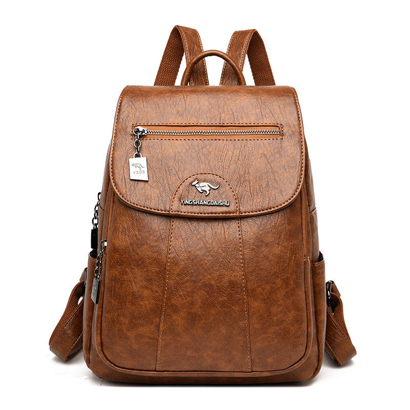 Women's Backpack, PU Leather, Vintage Style