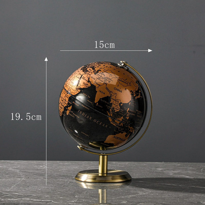 Globus decorative figure, transparent, modern design