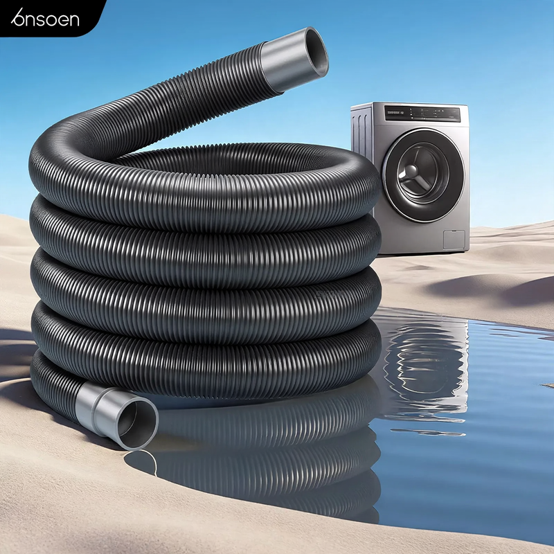Drain hose for washing machines, PE-RT
