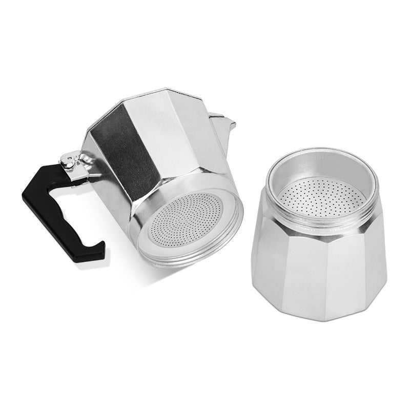 Stainless steel espresso maker