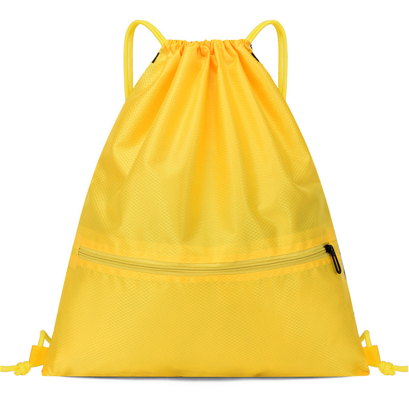 Sporty backpack with drawstring, waterproof