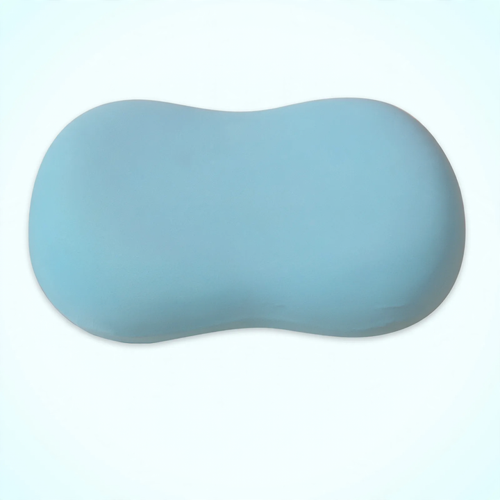 Ergonomic pillow made of memory foam, ice silk