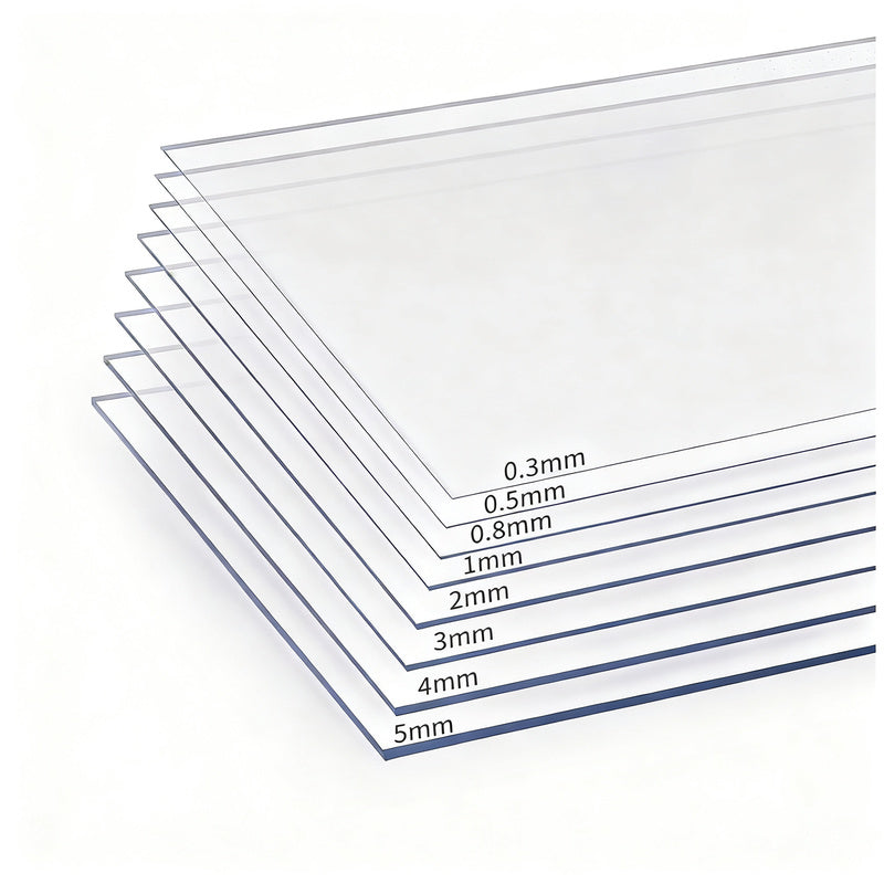 Transparent protective foil for tables and furniture